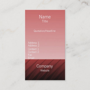 Visita Tarjeta de presentación Pro Swirls II, Maroon