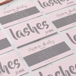 Visita Tarjeta de presentación profesional chic de pestañ