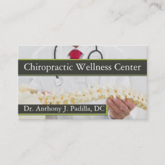 Visita Tarjeta de presentación profesional CHIROPRACTOR &