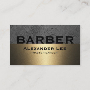 Visita Tarjeta de presentación profesional de barbería ne