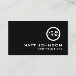 Visita Tarjeta de presentación profesional de logotipo Bl