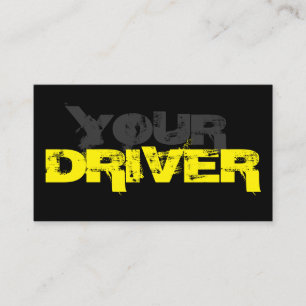 Visita Tarjeta de presentación profesional del taxista pr