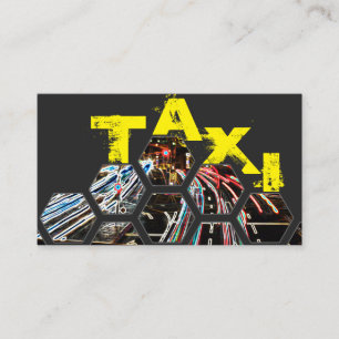 Visita Tarjeta de presentación profesional del taxista pr