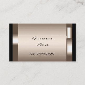 Visita Tarjeta de presentación profesional elegante crema