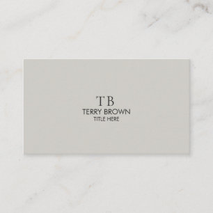 Visita Tarjeta de Presentación Profesional Minimalista