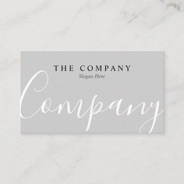 Visita Tarjeta de presentación profesional minimalista Ty (Anverso)