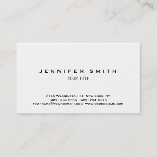 Visita Tarjeta de presentación profesional moderna en bla