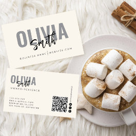 Visita Tarjeta de presentación profesional moderna Minima