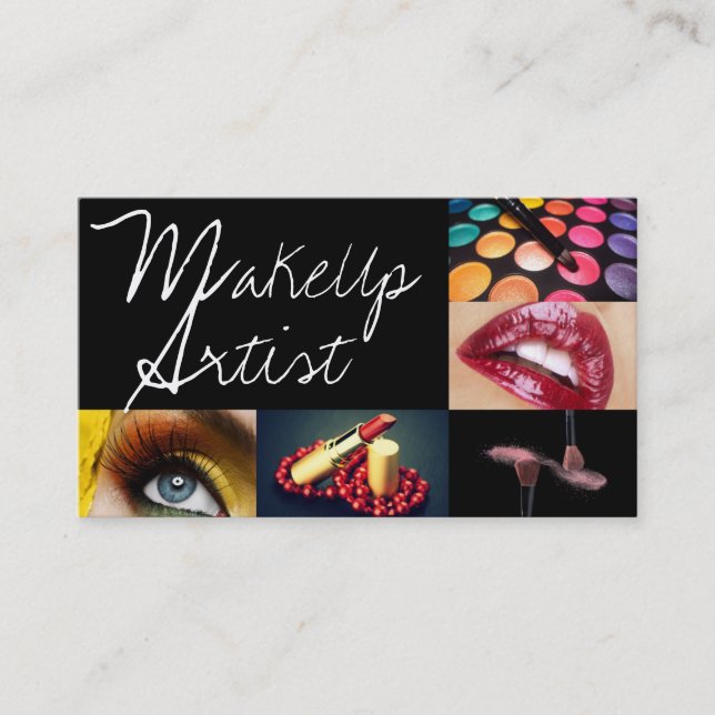 Visita Tarjeta de presentación profesional para artistas  (Anverso)