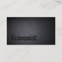 Tarjeta de presentación profesional para economist