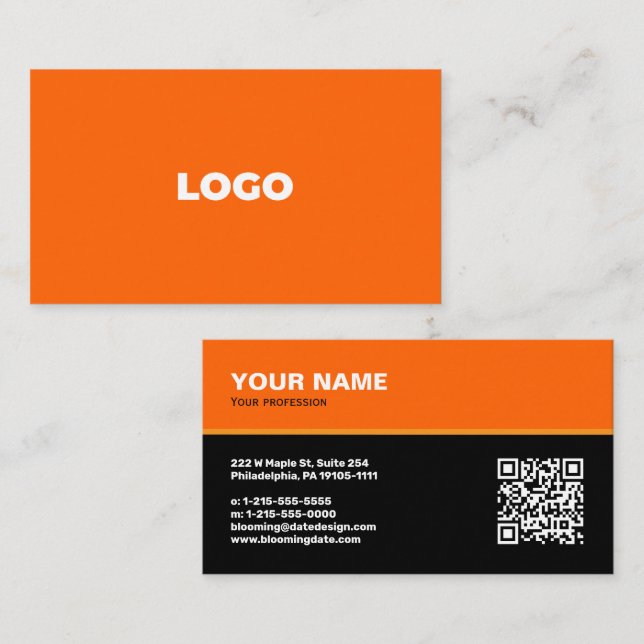 Visita Tarjeta de presentación profesional para emprended (Anverso / Reverso)