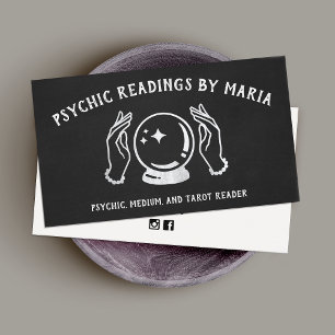 Visita Tarjeta de presentación Psychic Medium Crystal Bal