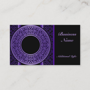 Visita Tarjeta de presentación Purple Medallion
