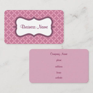 Visita Tarjeta de presentación Purple personalizada