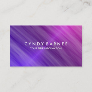 Visita Tarjeta de presentación Purple Pink Sheen