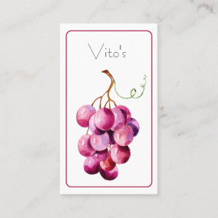 Visita Tarjeta de presentación Purple Watercolour Bunch d