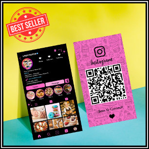 Visita Tarjeta de presentación QR de Chef Bakery Instagra