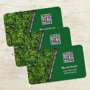 Visita Tarjeta de presentación QR de servicio de árbol