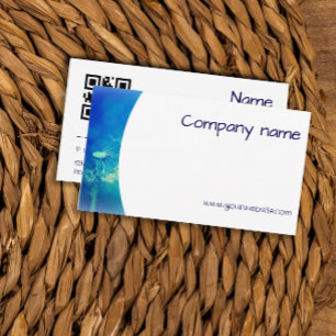 Visita Tarjeta de presentación QR para fotografía minimal