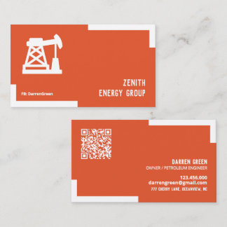 Visita Tarjeta de presentación QR para la industria petro