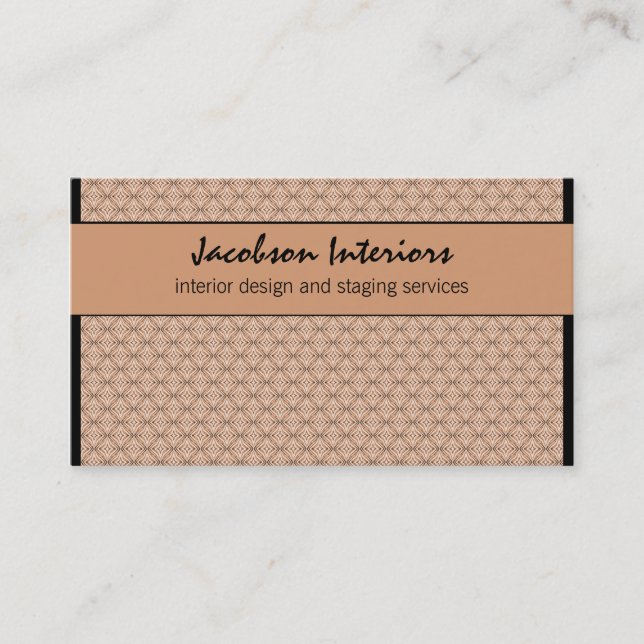 Visita Tarjeta de presentación Radiant Ssofistication, La (Anverso)