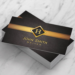 Visita Tarjeta de presentación Real Monograma Gold Label