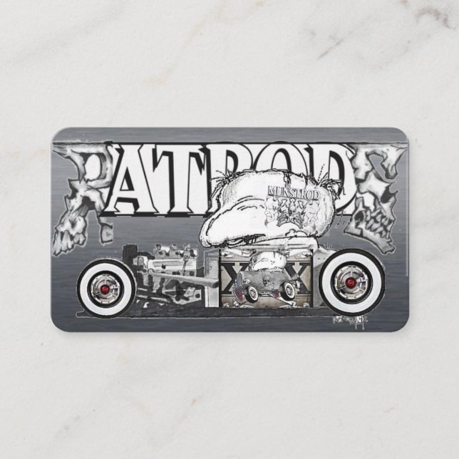 Visita Tarjeta de presentación restaurada (Anverso)