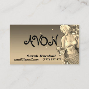 Visita Tarjeta de presentación Retro Avon