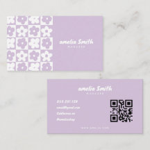 tarjeta de presentación retro boho linda rústica