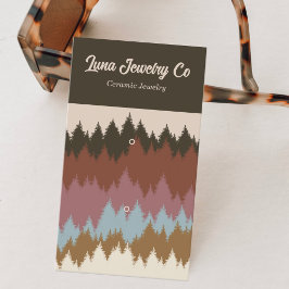 Visita Tarjeta de presentación Retro Colorous Forest 2 Pi