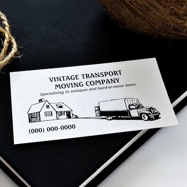 Visita Tarjeta de presentación Retro Movers (Retro Movers Business Card)