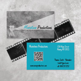 Visita Tarjeta de presentación Retro para Producción de P