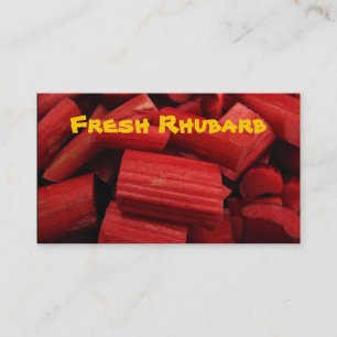 Visita Tarjeta de presentación Rhubarb