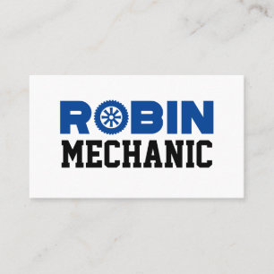 Visita Tarjeta de presentación Robin Mechanic