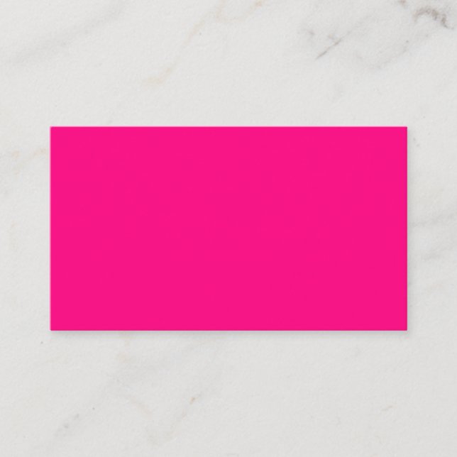 Visita Tarjeta de presentación rosa brillante (Anverso)