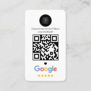Visita Tarjeta de presentación rosa con código QR de rese