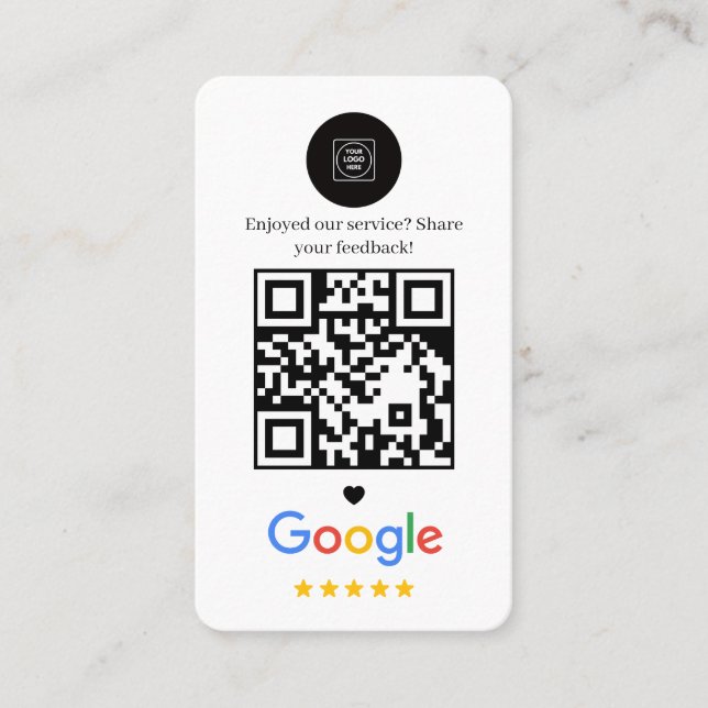 Visita Tarjeta de presentación rosa con código QR de rese (Anverso)