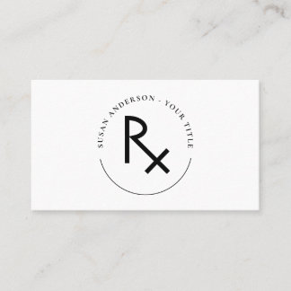 Visita Tarjeta de presentación RX para farmacia