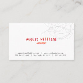 Visita Tarjeta de presentación SCRIBBLE DE DISEÑADOR