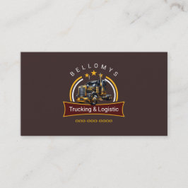 Visita Tarjeta de presentación Semi Truck