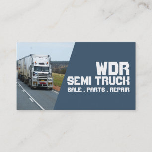 Visita Tarjeta de presentación Semi Truck Sale Piezas Rep