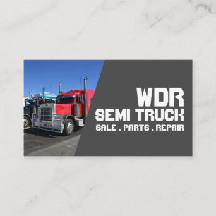 Visita Tarjeta de presentación Semi Truck Sale Piezas Rep