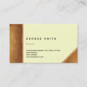 Visita Tarjeta de presentación sencilla elegante de color