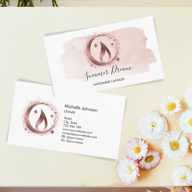 Visita Tarjeta de presentación sencilla y moderna hecha a (Subido por el creador)