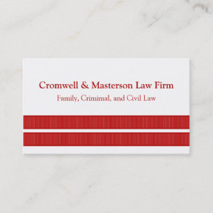 Visita Tarjeta de presentación simple de franjas de brill