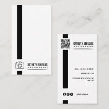 Tarjeta de presentación simple de modelo minimalis