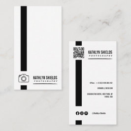 Visita Tarjeta de presentación simple de modelo minimalis