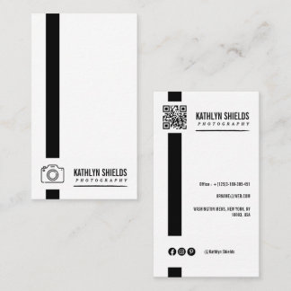 Visita Tarjeta de presentación simple de modelo minimalis