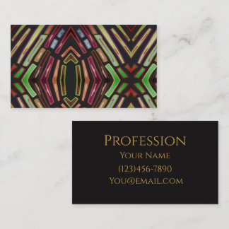 Visita Tarjeta de Presentación Simple Minimalista Negro y