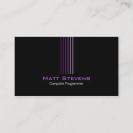 Visita Tarjeta de presentación simple para programadores 